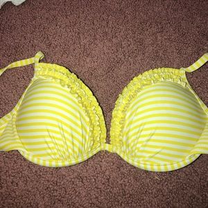 YELLOW BIKINI TOP!!
